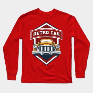 Retro Car Badge Long Sleeve T-Shirt